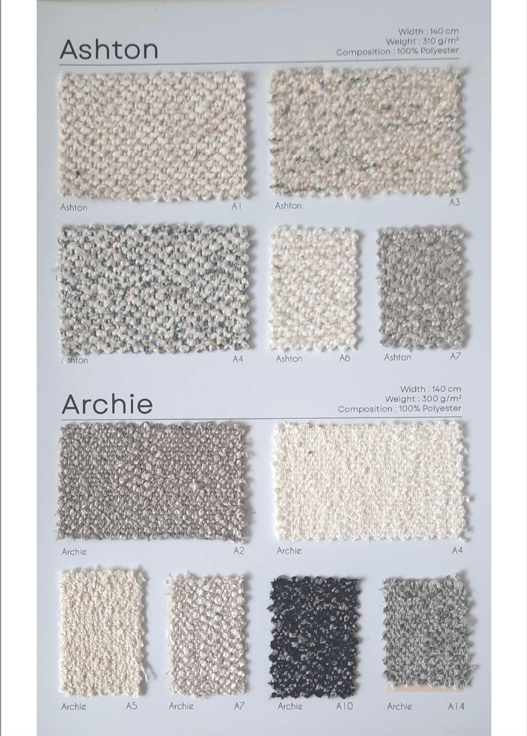 Archie Fabric (Mini Boucle)