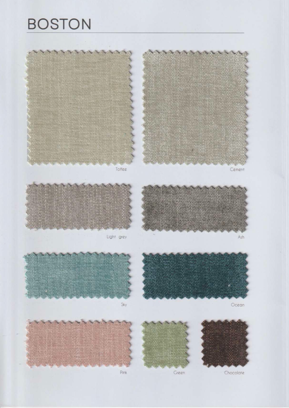 Boston (Velvet Fabric)