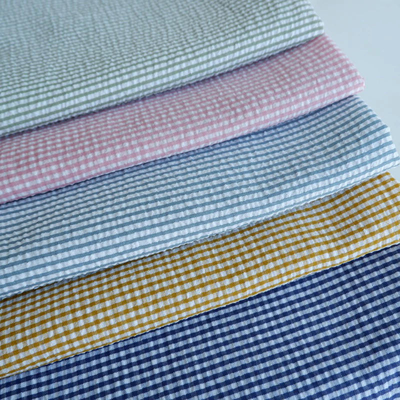 Kain Crinkle Kotak PREMIUM / Kain Crinkle Salur PREMIUM / Kain Katun Seersucker