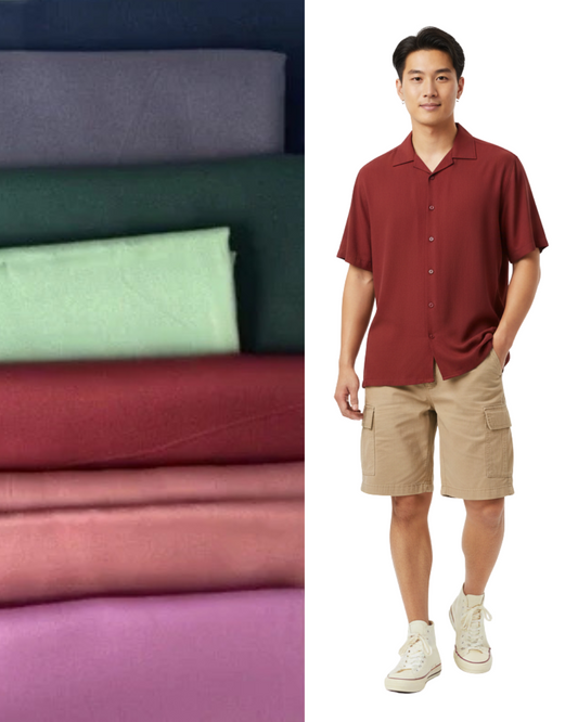 PREMIUM Rayon Twill Fabric is soft and cool