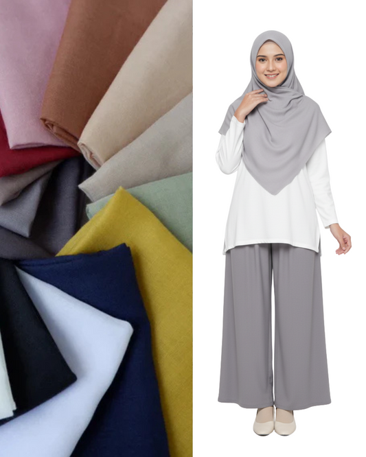 Bahan Hijab Voal Thorsa/ Voal Superfine /Voal Basical (KAIN SAJA)